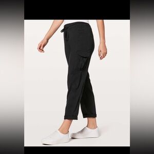 Lululemon Athletica Black Ankle Cargo Pants
